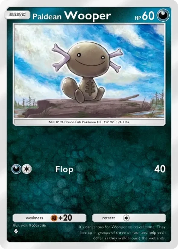 Paldean Wooper — Paldean Wonders