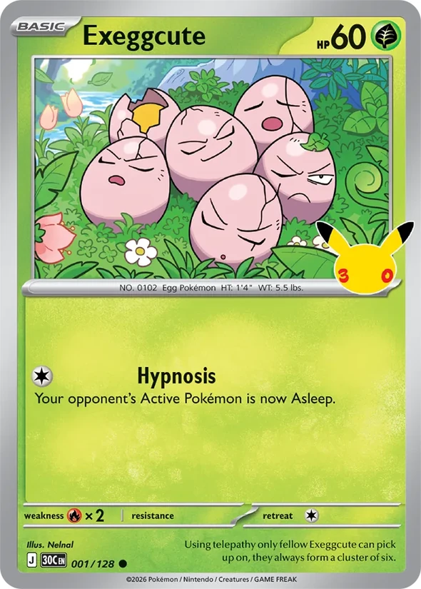 Exeggcute — 30th Celebration