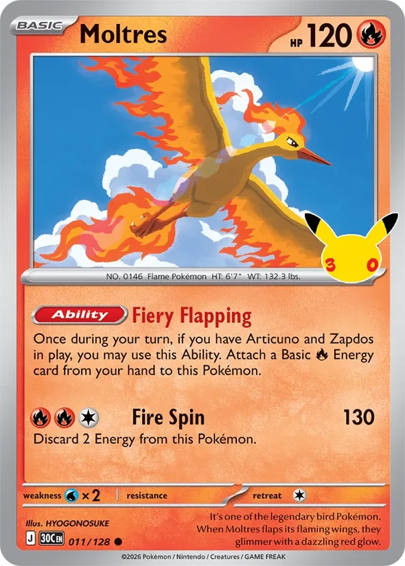Moltres — 30th Celebration