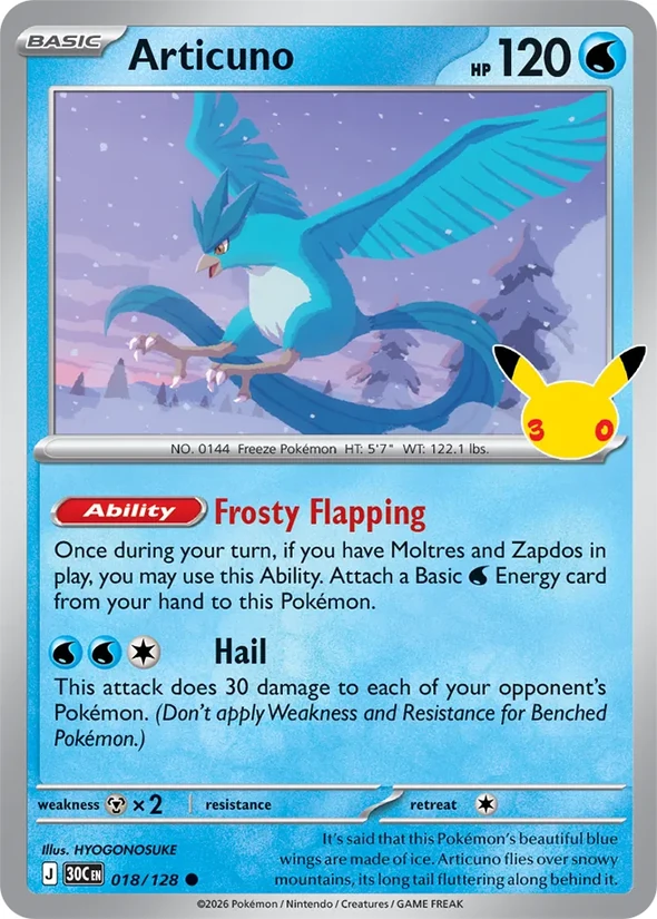 Articuno — 30th Celebration