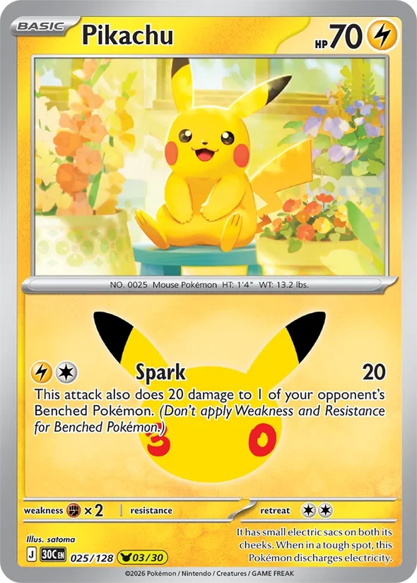 Pikachu — 30th Celebration