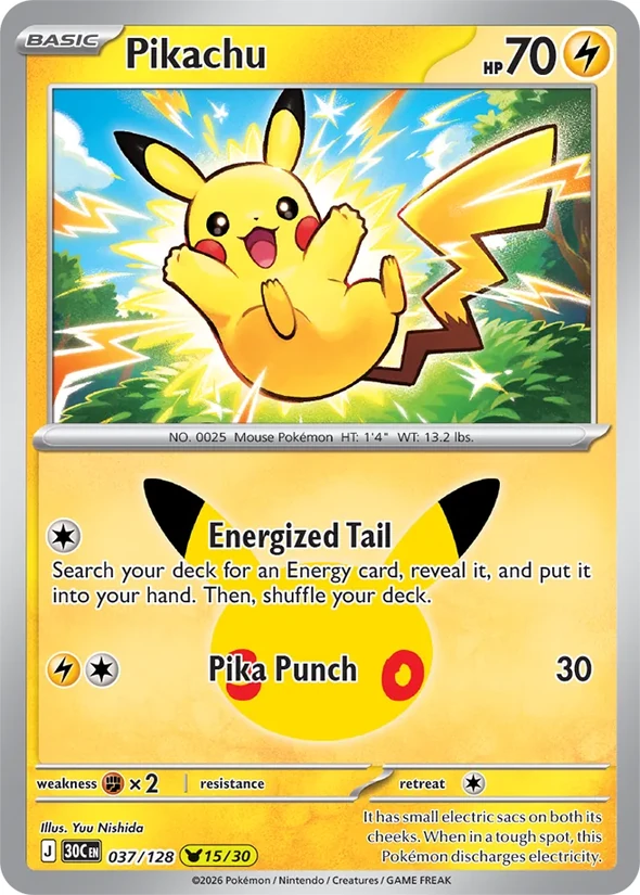 Pikachu — 30th Celebration