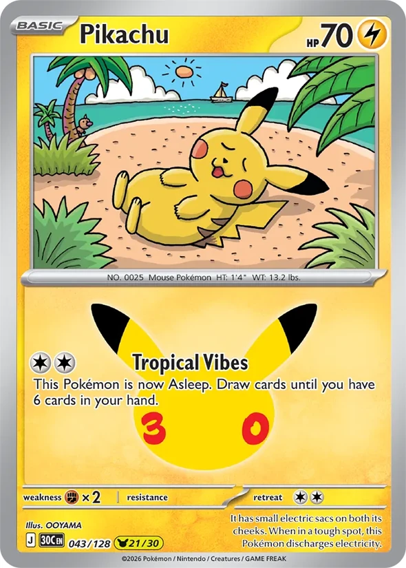 Pikachu — 30th Celebration