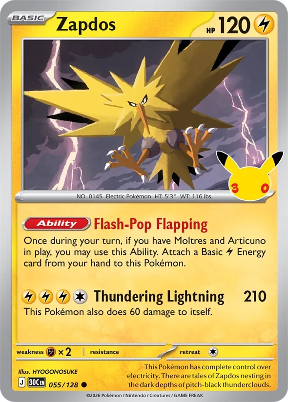 Zapdos — 30th Celebration