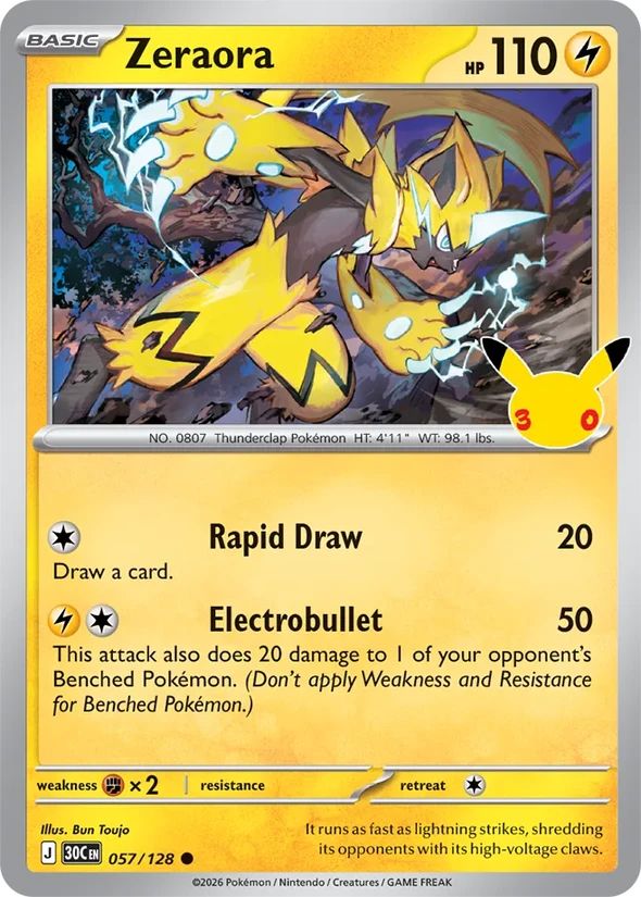 Zeraora — 30th Celebration