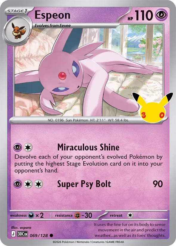 Espeon — 30th Celebration