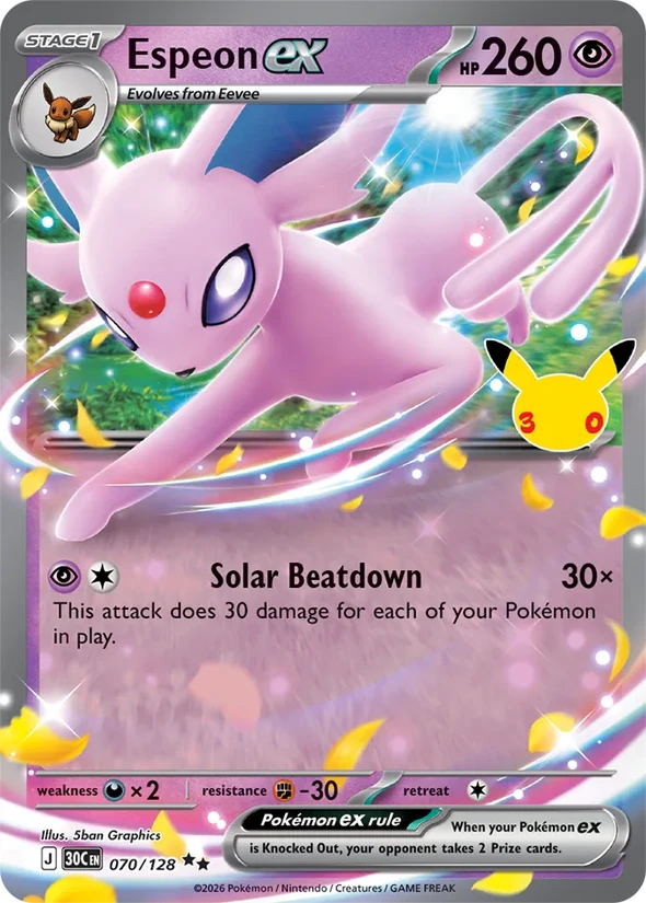 Espeon ex — 30th Celebration
