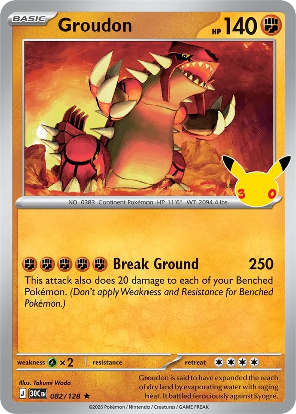 Groudon — 30th Celebration