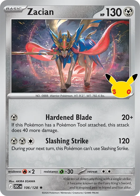 Zacian — 30th Celebration