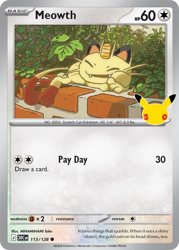 Meowth — 30th Celebration