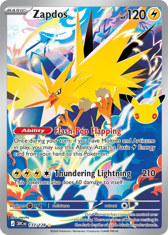 Zapdos — 30th Celebration