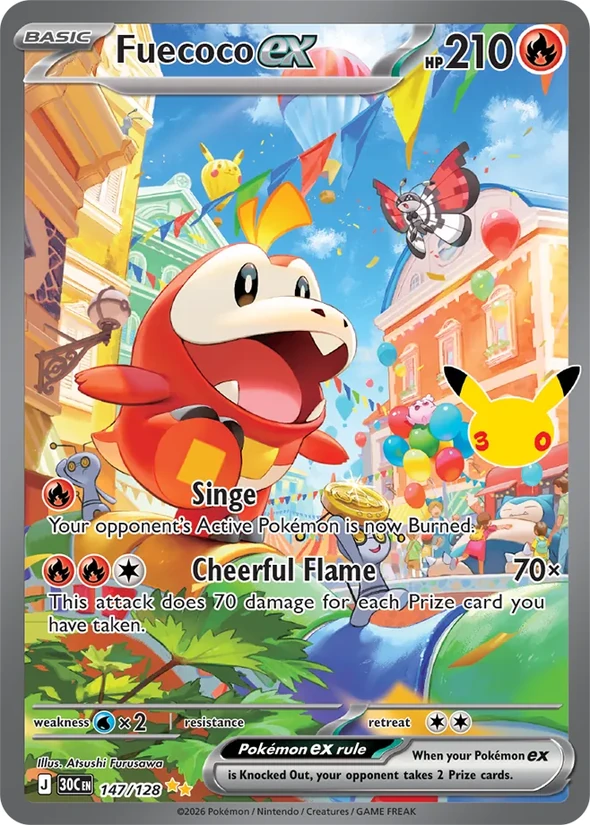 Fuecoco ex — 30th Celebration