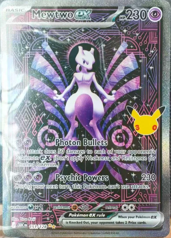 Mewtwo ex — 30th Celebration