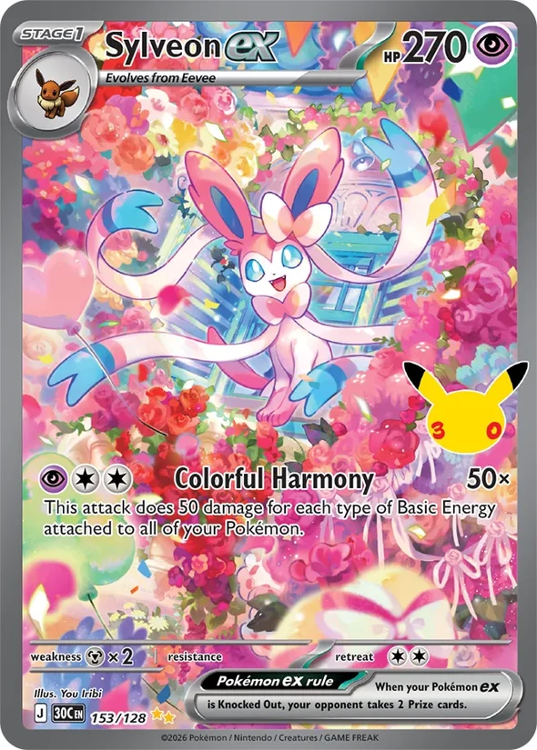 Sylveon ex — 30th Celebration