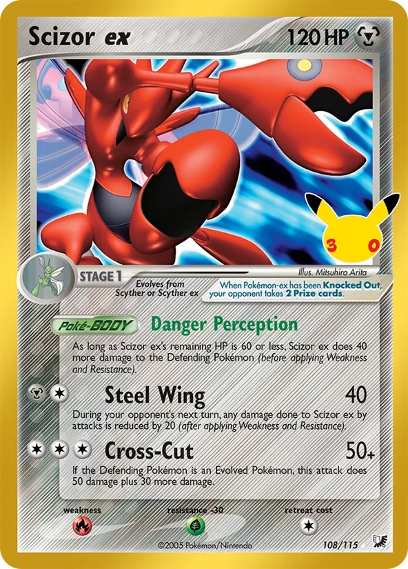 Scizor ex — 30th Celebration Classic Collection