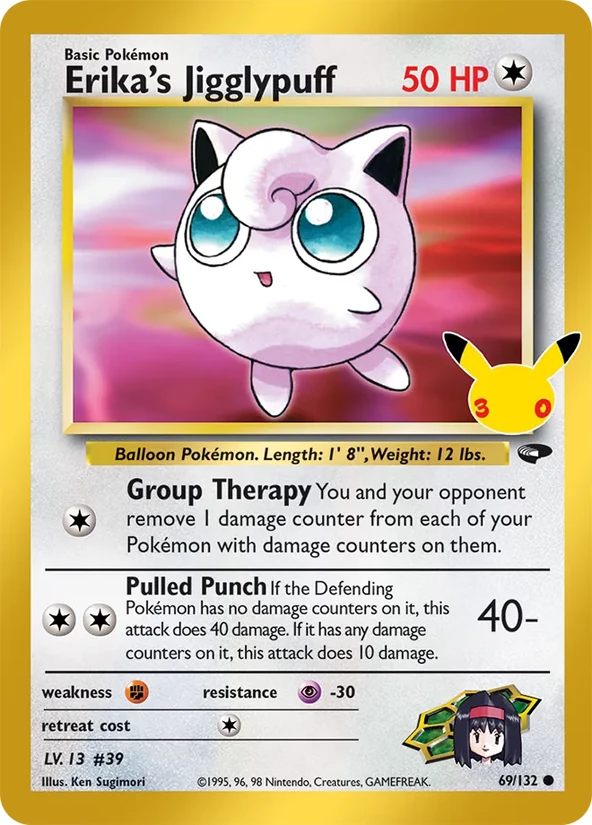 Erika's Jigglypuff — 30th Celebration Classic Collection