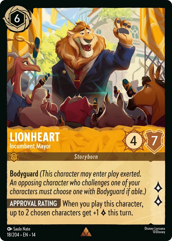 Lionheart, Incumbent Mayor — Hyperia City