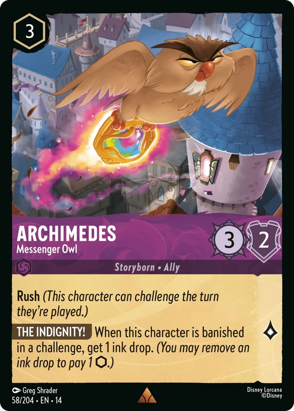 Archimedes, Messenger Owl — Hyperia City