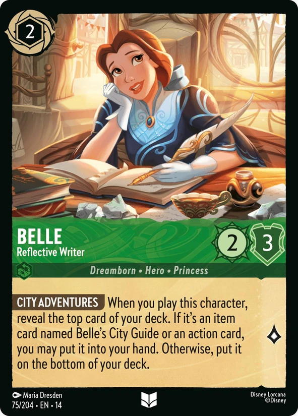 Belle, Reflective Writer — Hyperia City