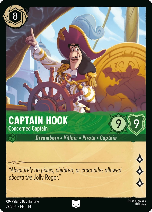 Captain Hook, Concerned Captain — Hyperia City