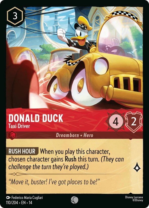 Donald Duck, Taxi Driver — Hyperia City