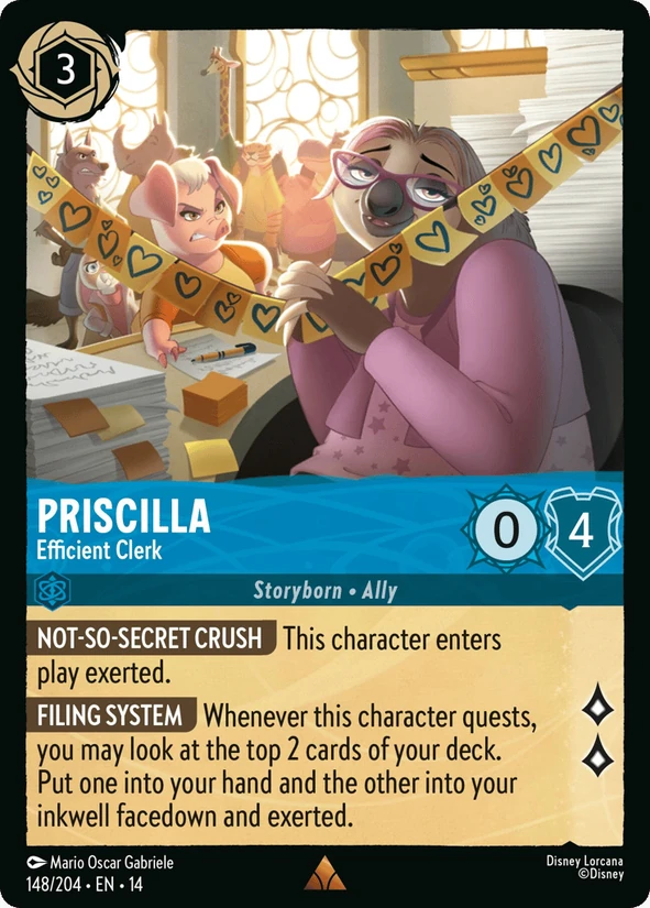 Priscilla, Efficient Clerk — Hyperia City