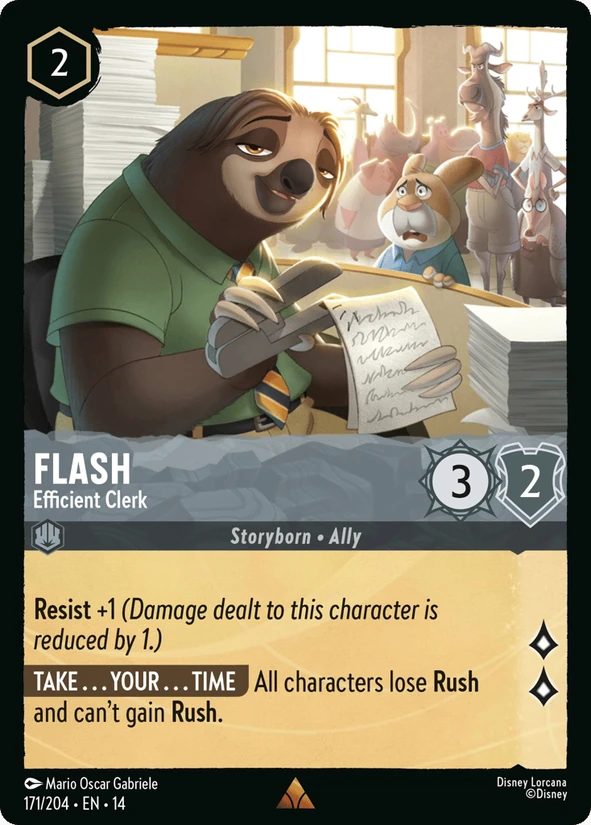 Flash, Efficient Clerk — Hyperia City