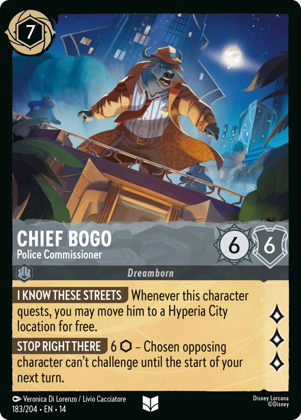 Chief Bogo, Police Commissioner — Hyperia City