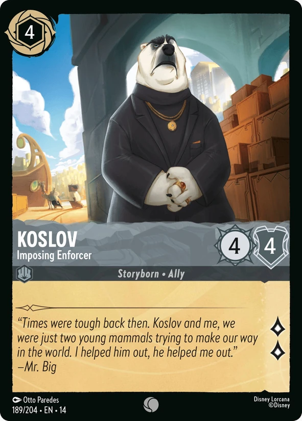 Koslov, Imposing Enforcer — Hyperia City