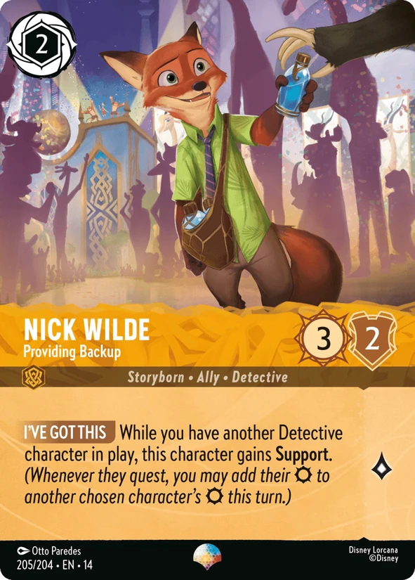 Nick Wilde, Providing Backup — Hyperia City