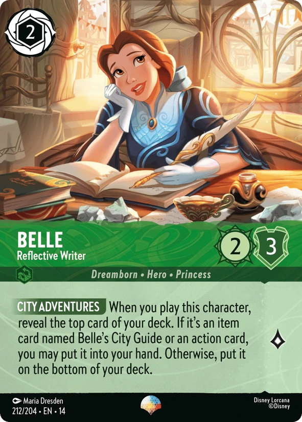 Belle, Reflective Writer — Hyperia City