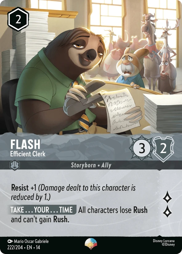 Flash, Efficient Clerk — Hyperia City