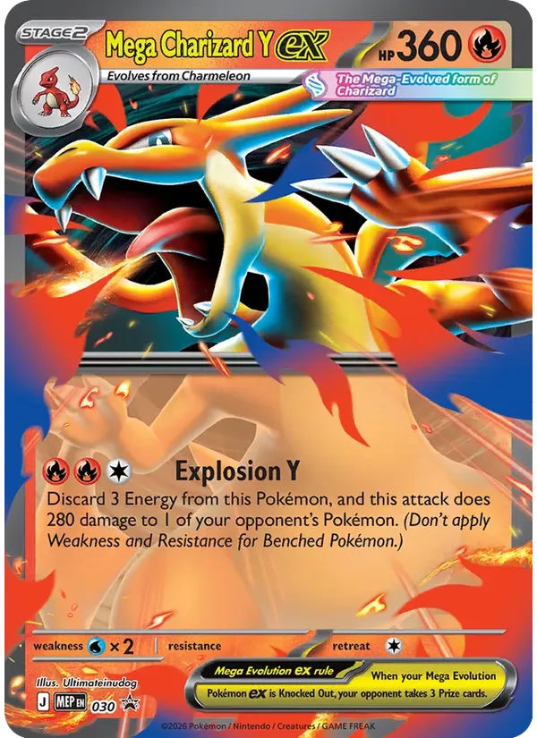 Mega Charizard Y ex — MEP Black Star Promos