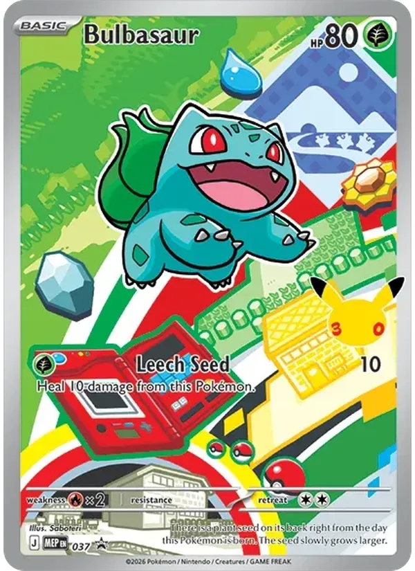 Bulbasaur — MEP Black Star Promos
