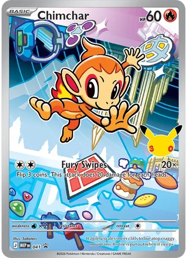 Chimchar — MEP Black Star Promos