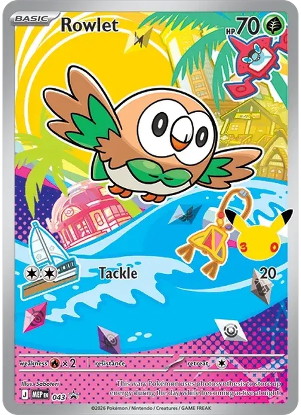 Rowlet — MEP Black Star Promos