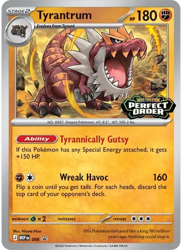 Tyrantrum — MEP Black Star Promos