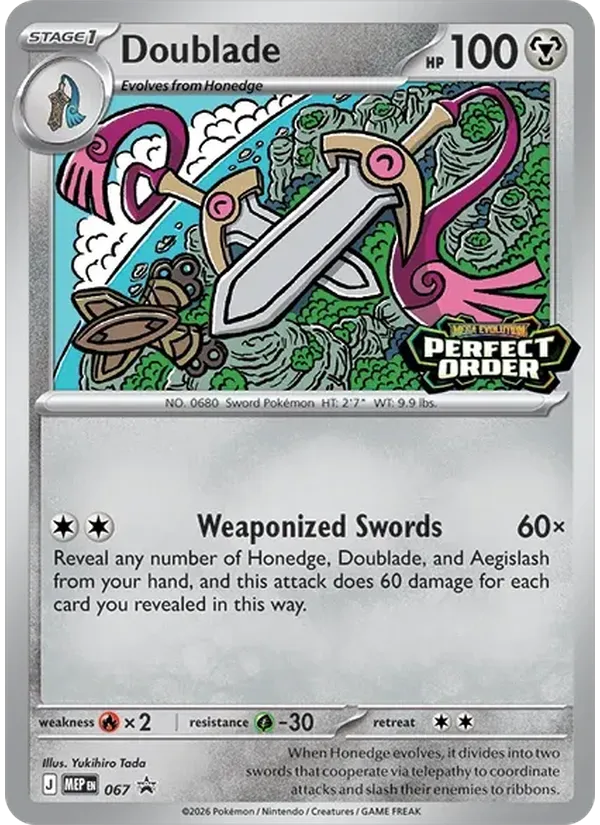 Doublade — MEP Black Star Promos