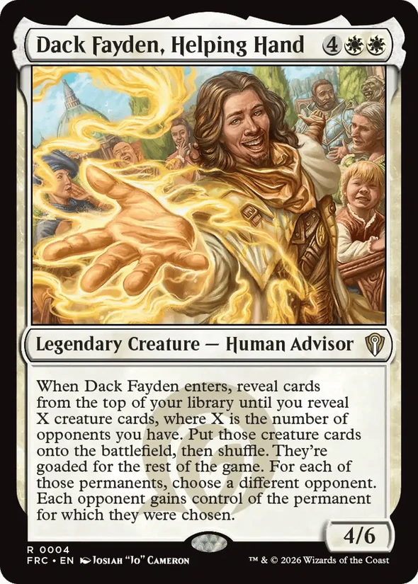 Dack Fayden, Helping Hand — Reality Fracture Commander