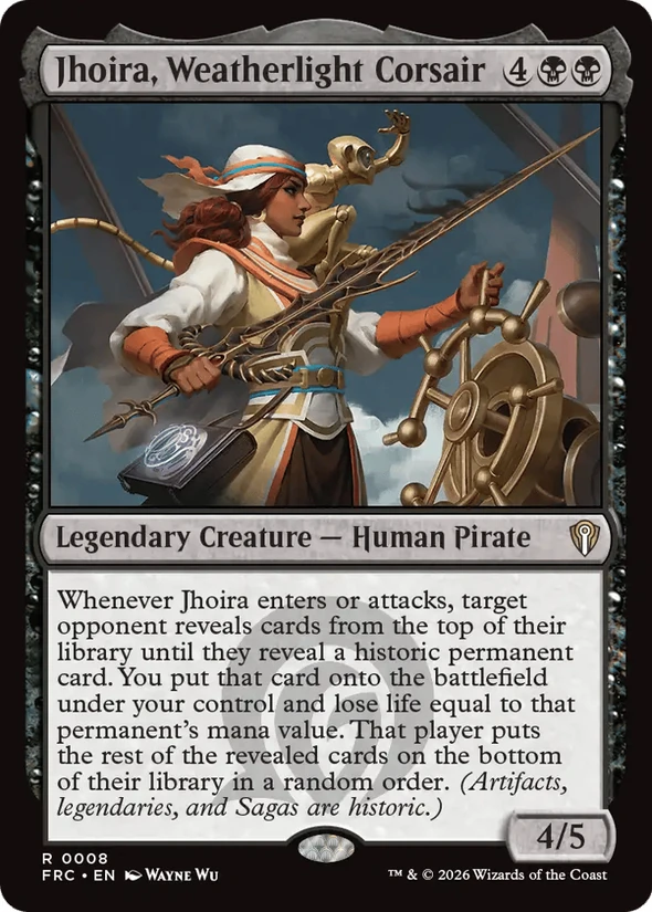 Jhoira, Weatherlight Corsair — Reality Fracture Commander