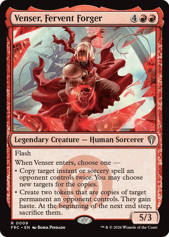 Venser, Fervent Forger — Reality Fracture Commander