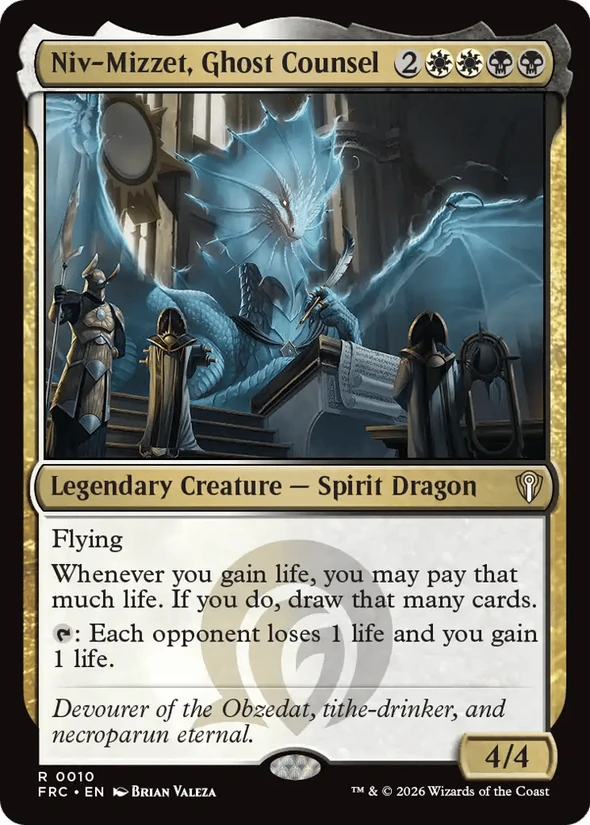 Niv-Mizzet, Ghost Counsel — Reality Fracture Commander