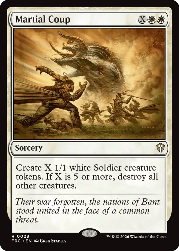 Martial Coup — Reality Fracture Commander