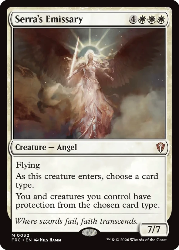 Serra's Emissary — Reality Fracture Commander