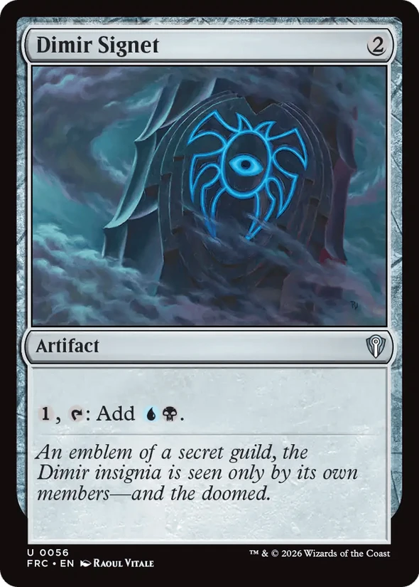 Dimir Signet — Reality Fracture Commander