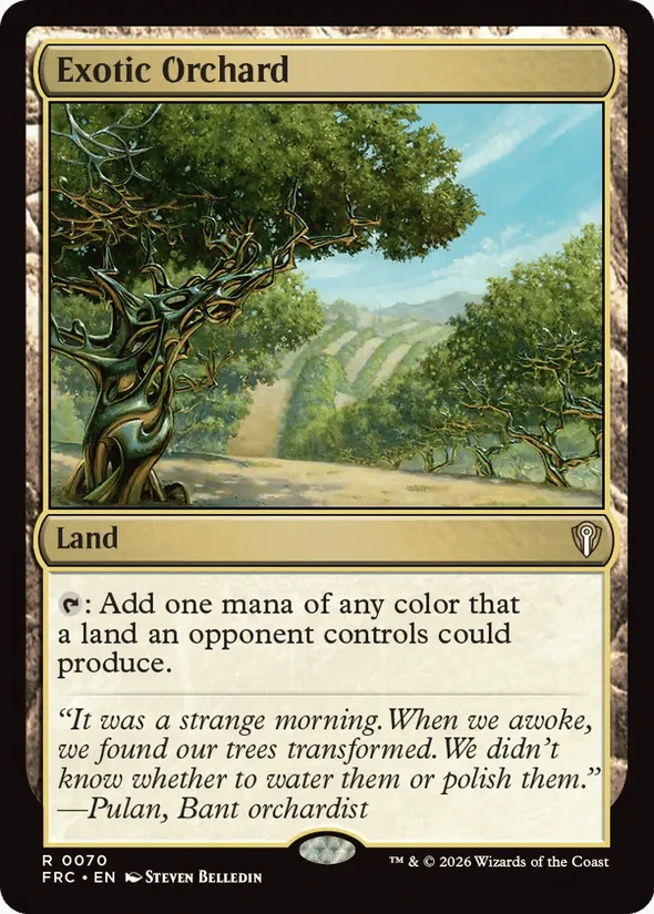 Exotic Orchard — Reality Fracture Commander