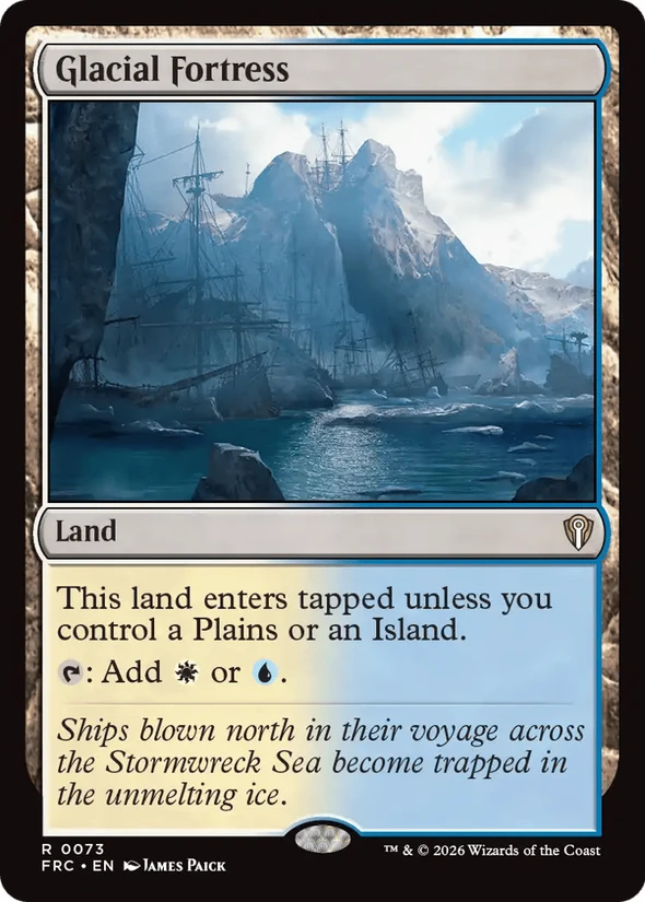 Glacial Fortress — Reality Fracture Commander