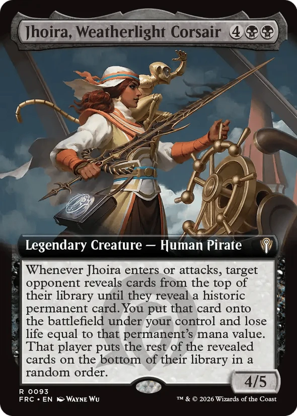 Jhoira, Weatherlight Corsair — Reality Fracture Commander