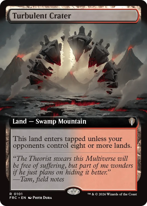 Turbulent Crater — Reality Fracture Commander