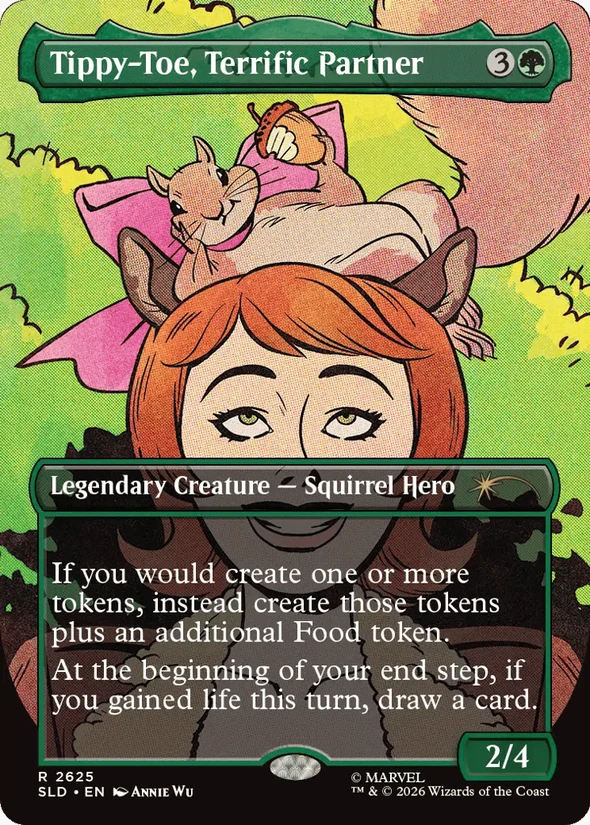 Tippy-Toe, Terrific Partner — Secret Lair Drop